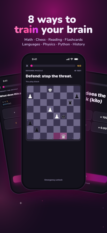 Eight ways to train: chess, math, languages and more